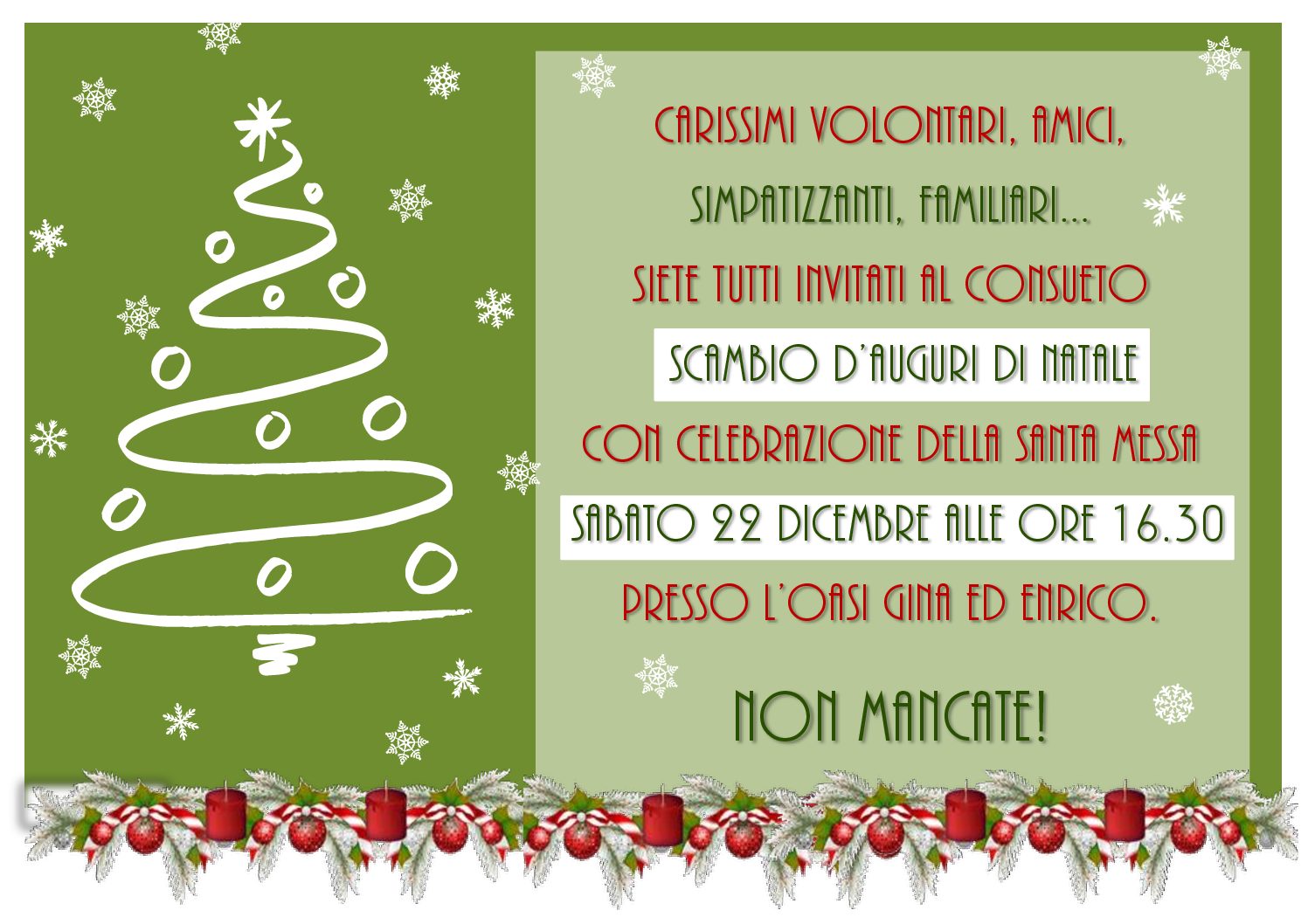 Auguri Di Natale X Amici.Scambio D Auguri Di Natale Fondazione L Ancora Onlus Di Verona